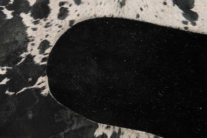 7' 3 x 7' 4 Cowhide Leather Square Rug