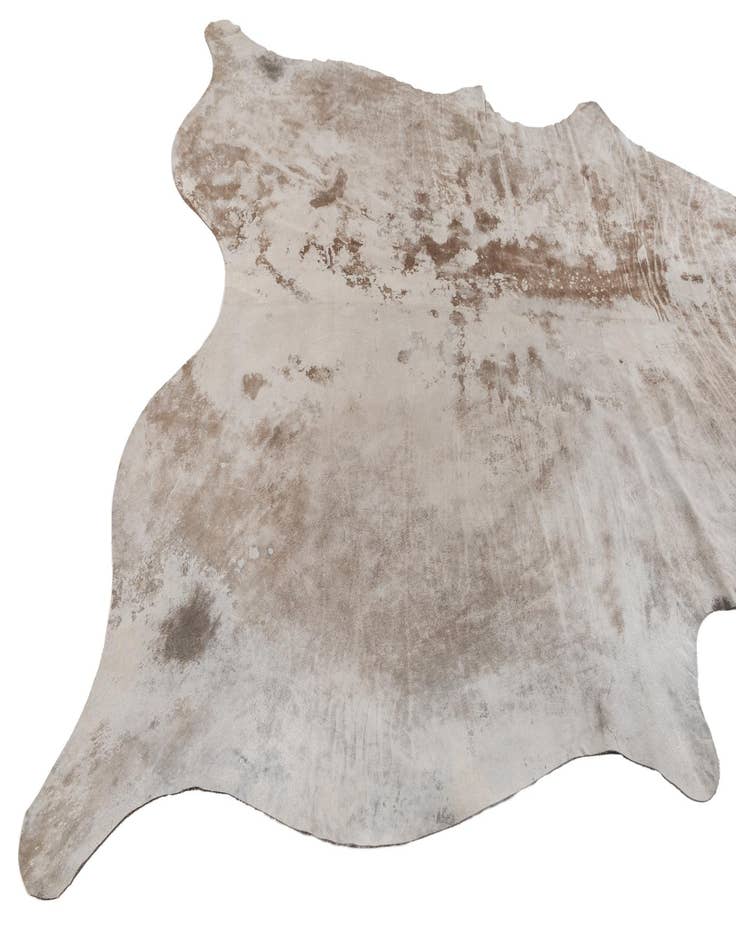 Detail image of 6' 10 x 7' 4 Cowhide Leather Square Rug