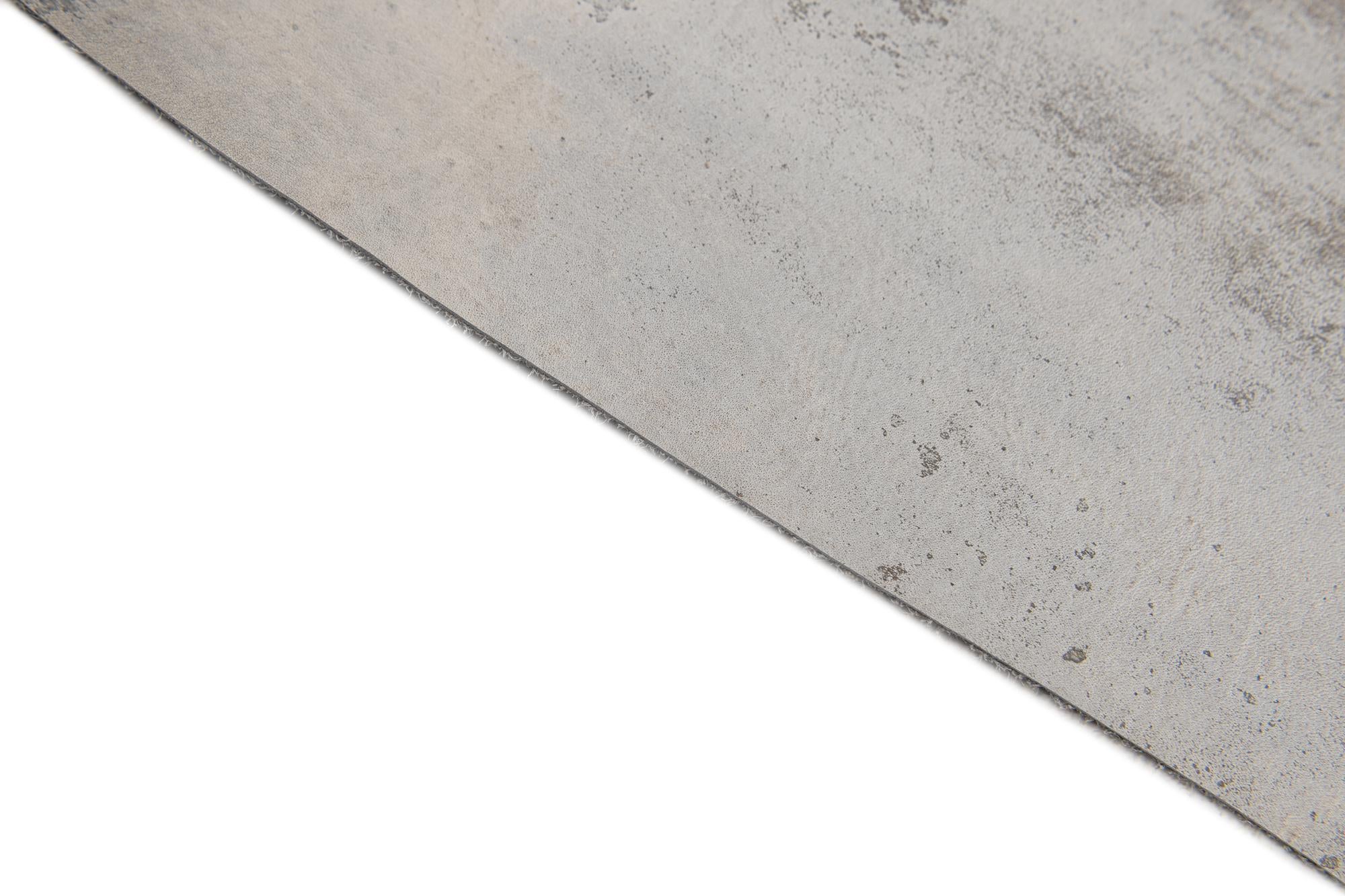 6' 10 x 7' 4 Cowhide Leather Square Rug