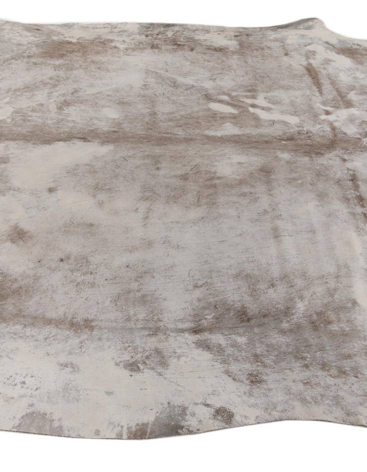 Detail image of 6' 6 x 7' 3 Cowhide Leather Square Rug