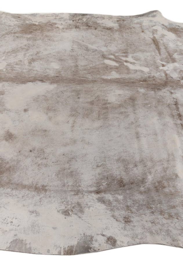 Detail image of 6' 6 x 7' 3 Cowhide Leather Square Rug