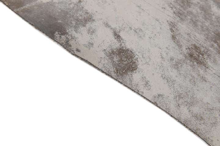 6' 6 x 7' 3 Cowhide Leather Square Rug