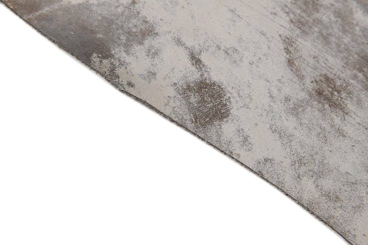 Detail image of 6' 6 x 7' 3 Cowhide Leather Square Rug