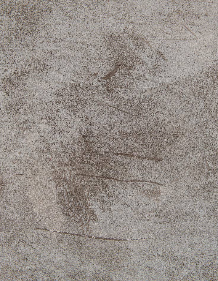 Detail image of 6' 6 x 7' 3 Cowhide Leather Square Rug