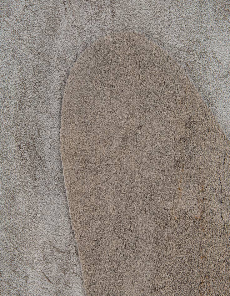 Detail image of 6' 6 x 7' 3 Cowhide Leather Square Rug