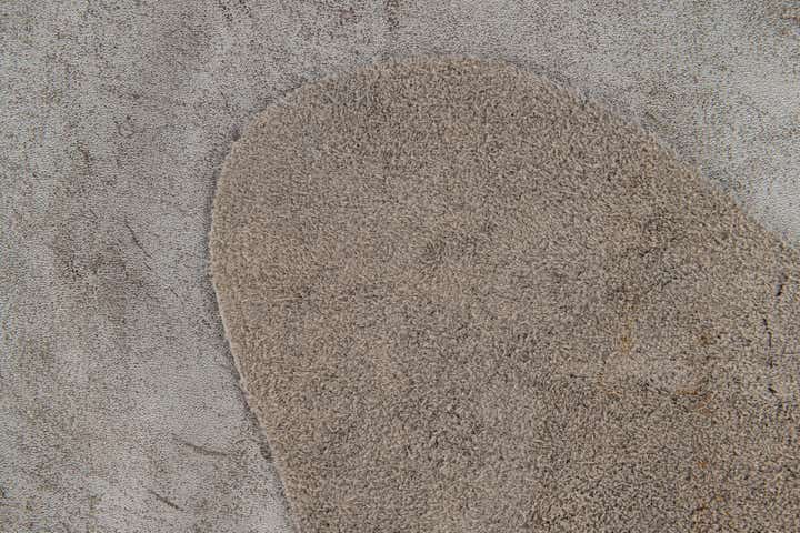 6' 6 x 7' 3 Cowhide Leather Square Rug