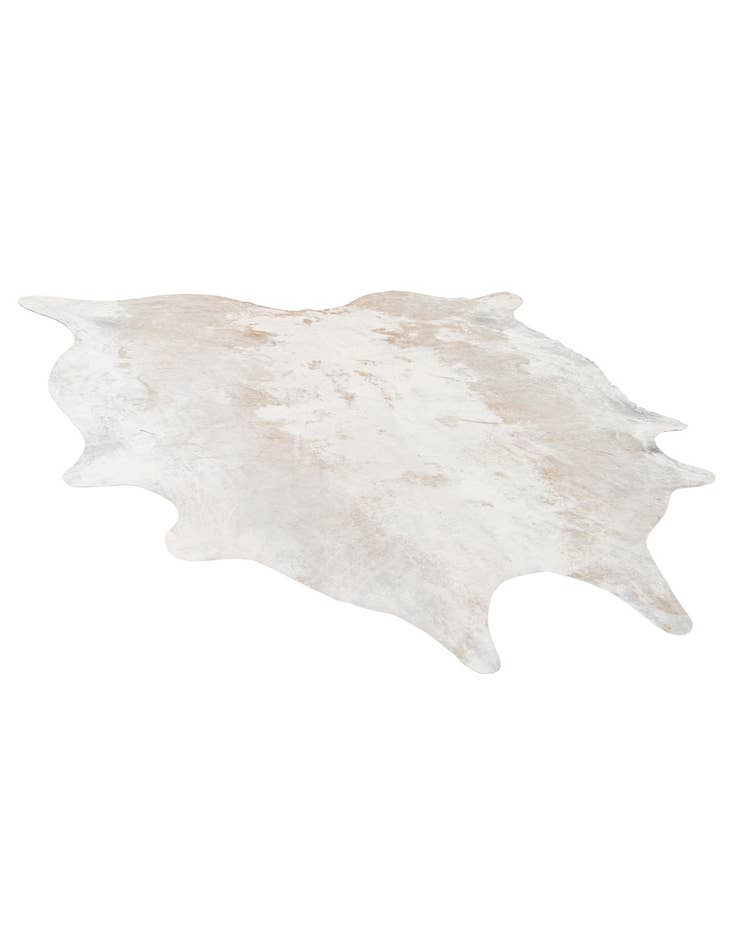 Detail image of 6' 7 x 6' 11 Cowhide Leather Square Rug