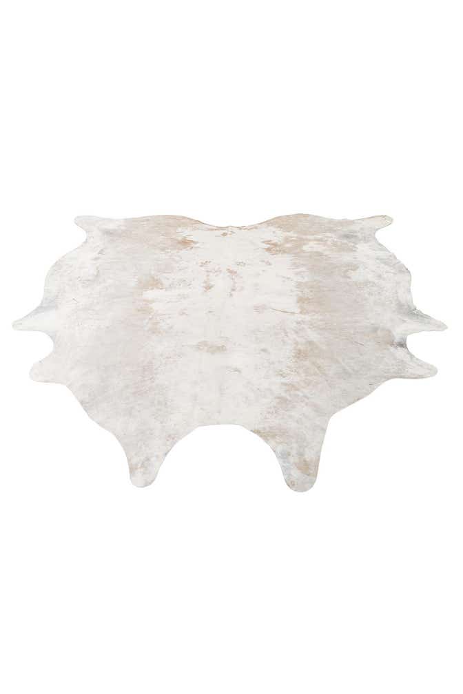 6' 7 x 6' 11 Cowhide Leather Square Rug