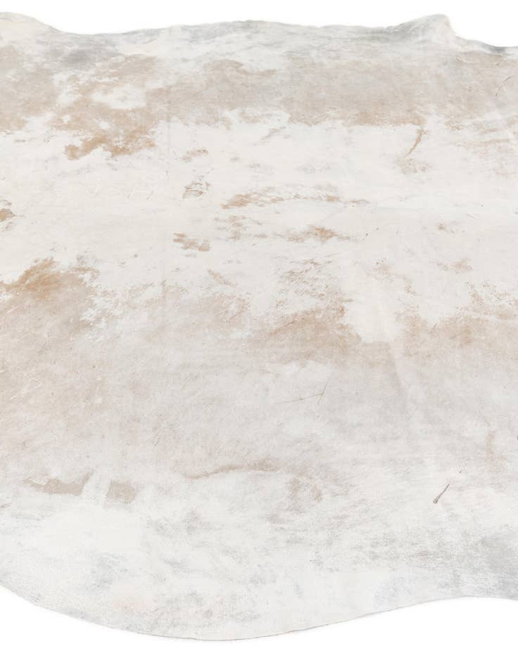 Detail image of 6' 7 x 6' 11 Cowhide Leather Square Rug