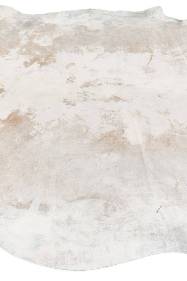 Detail image of 6' 7 x 6' 11 Cowhide Leather Square Rug