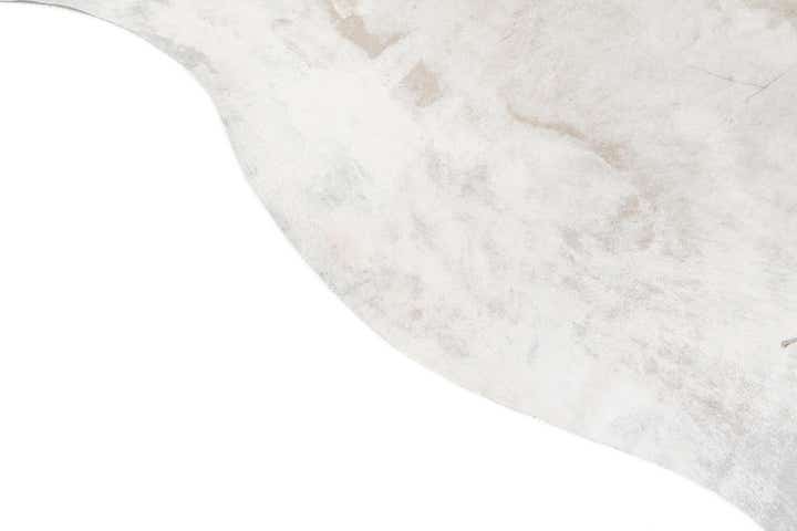 6' 7 x 6' 11 Cowhide Leather Square Rug