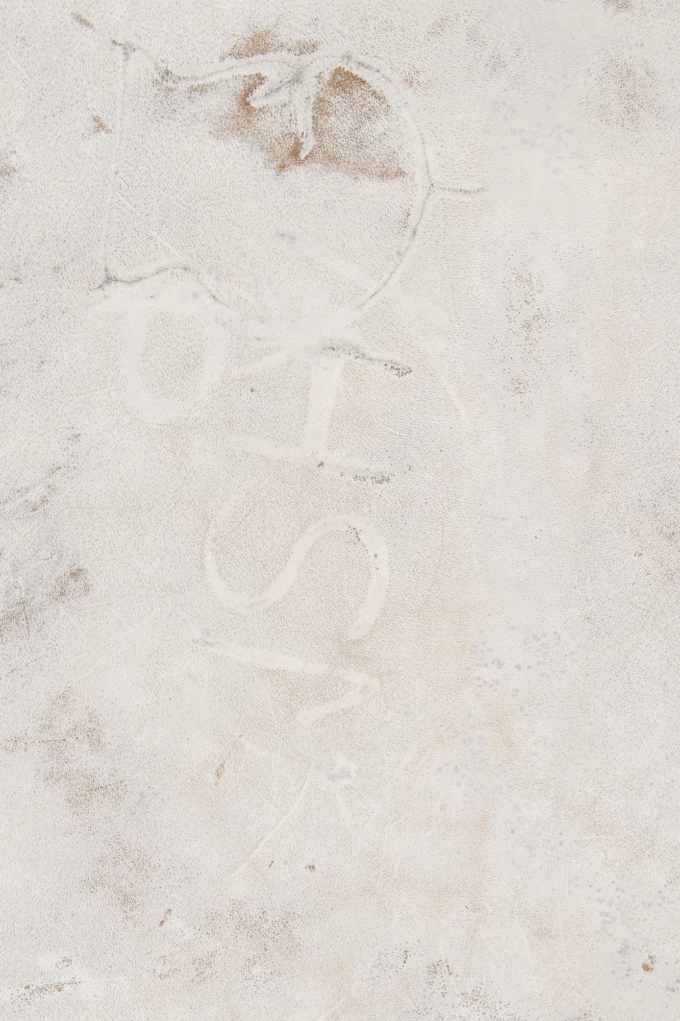 6' 7 x 6' 11 Cowhide Leather Square Rug