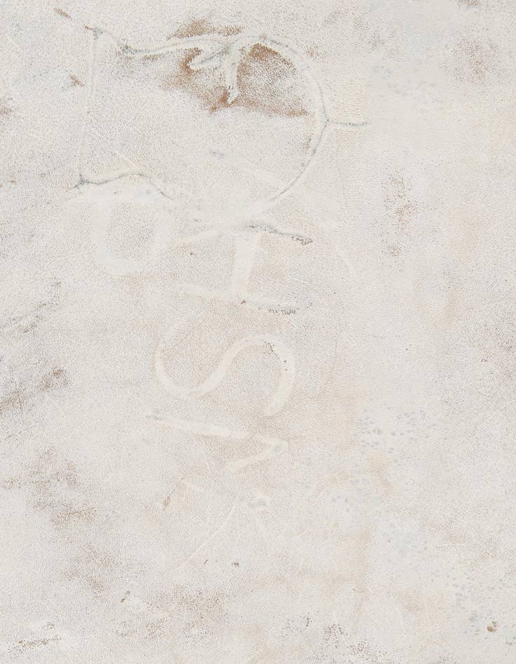 Detail image of 6' 7 x 6' 11 Cowhide Leather Square Rug