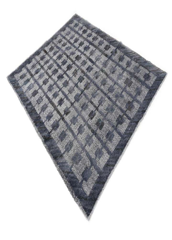 5' 1 x 6' 7 Hand Knotted Darya Wool Square Rug