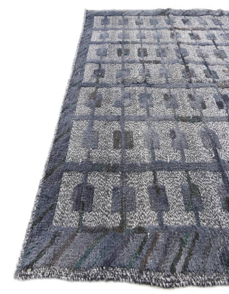 Detail image of 5' 1 x 6' 7 Hand Knotted Darya Wool Square Rug