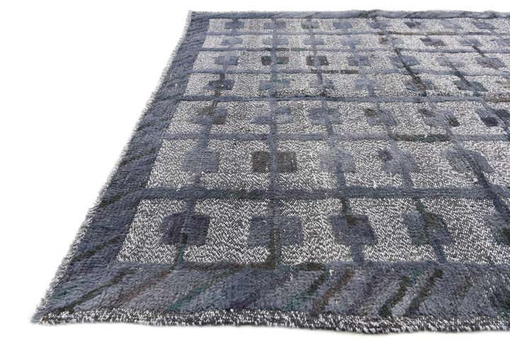 5' 1 x 6' 7 Hand Knotted Darya Wool Square Rug