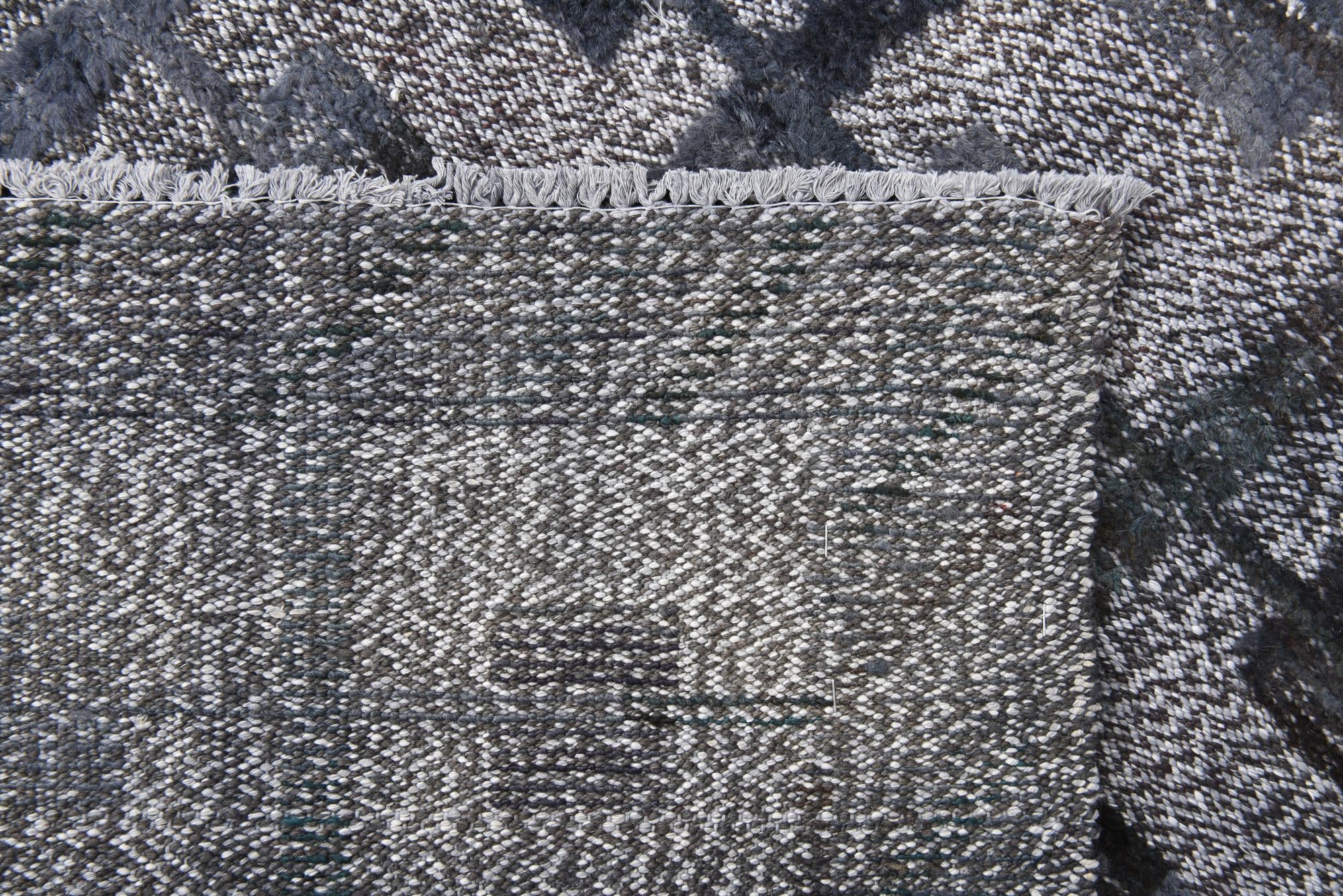 5' 1 x 6' 7 Hand Knotted Darya Wool Square Rug