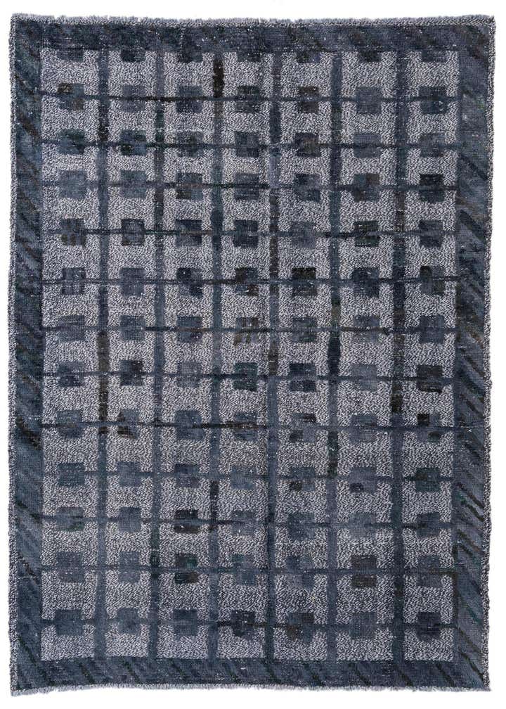 5' 1 x 6' 7 Hand Knotted Darya Wool Square Rug