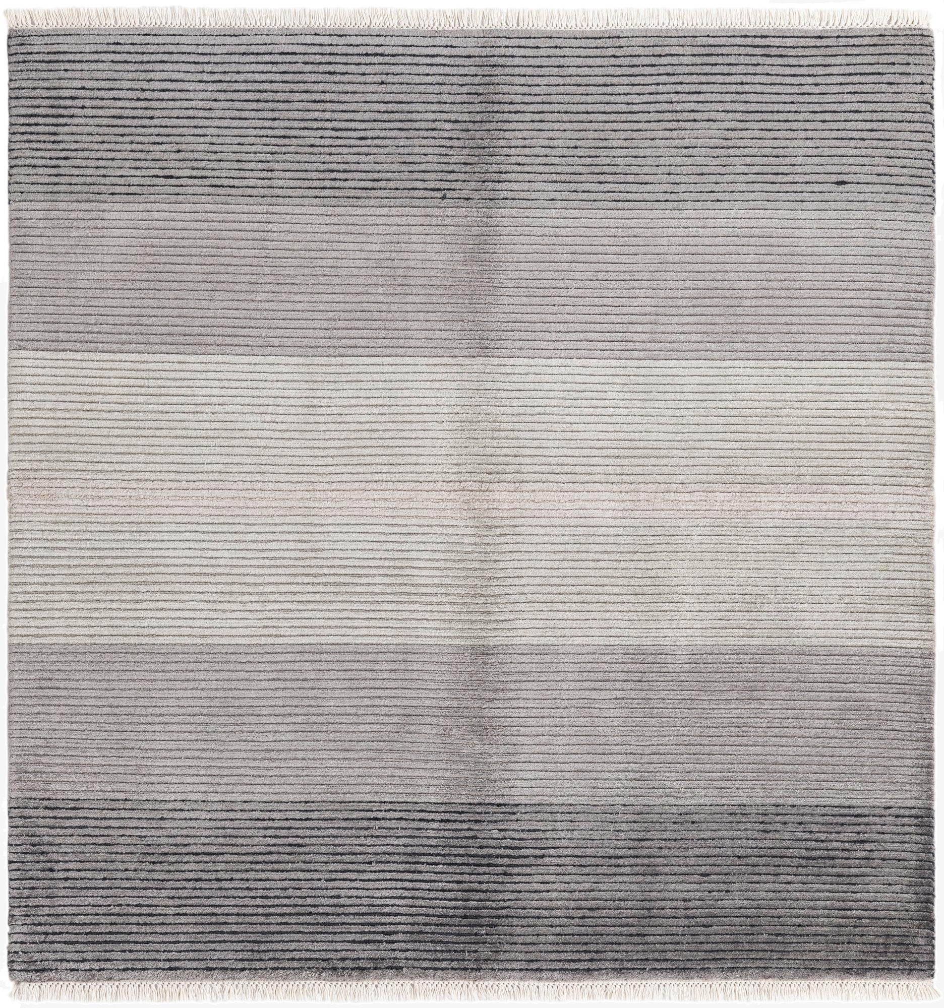 4' 11 x 5' 1  Hand Knotted Darya Wool Square Rug