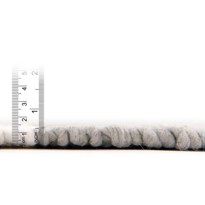 7' 10 x 7' 10 Easy-Clean Eco Plaid Washable Indoor / Outdoor Square Rug