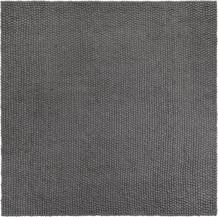 Detail image of 10' x 10' Felt Ball Wool Square Rug