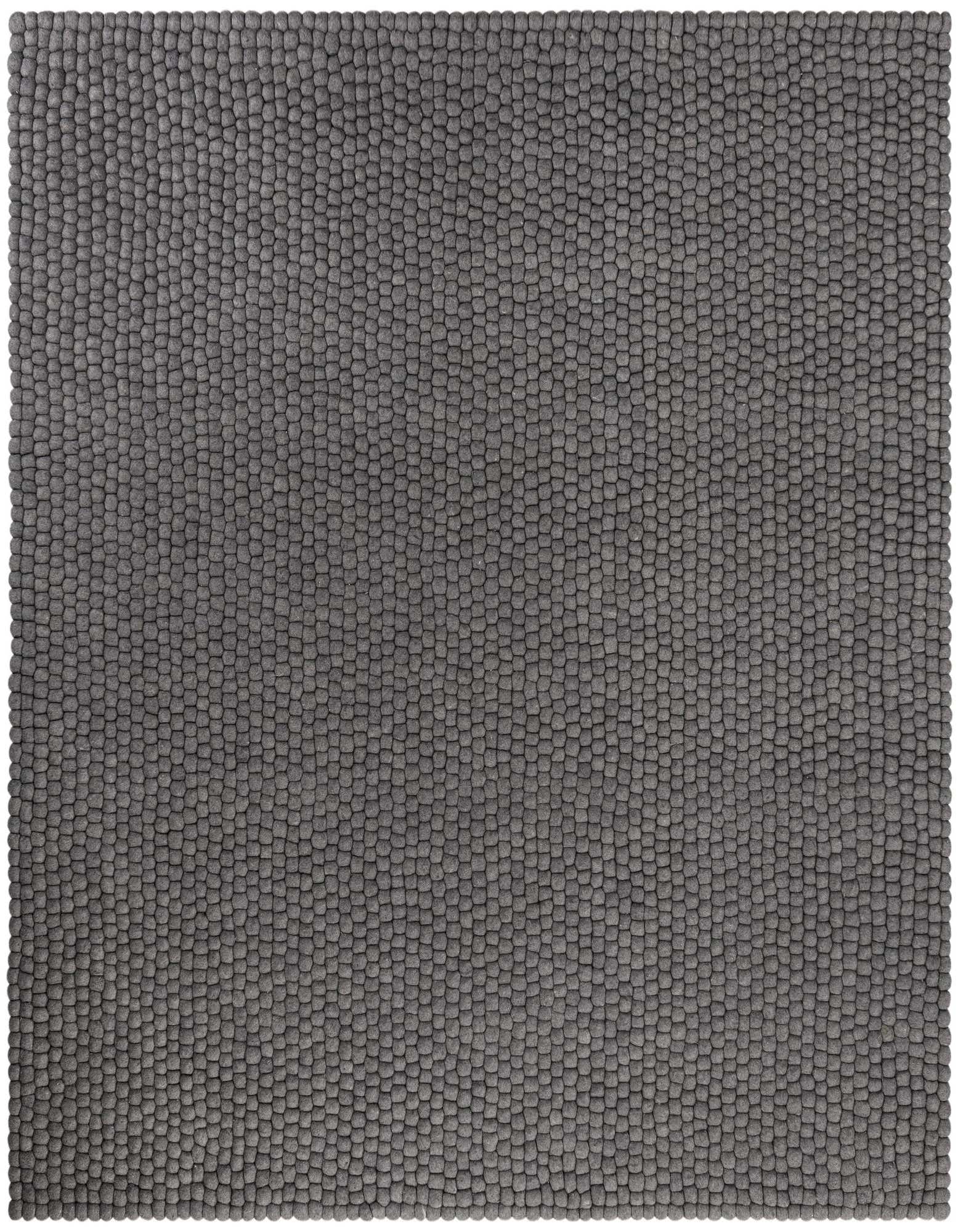 7' 10 x 7' 10 Felt Ball Wool Square Rug