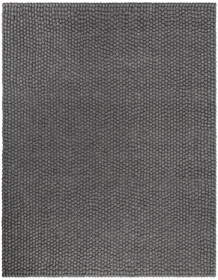 Detail image of 7' 10 x 7' 10 Felt Ball Wool Square Rug