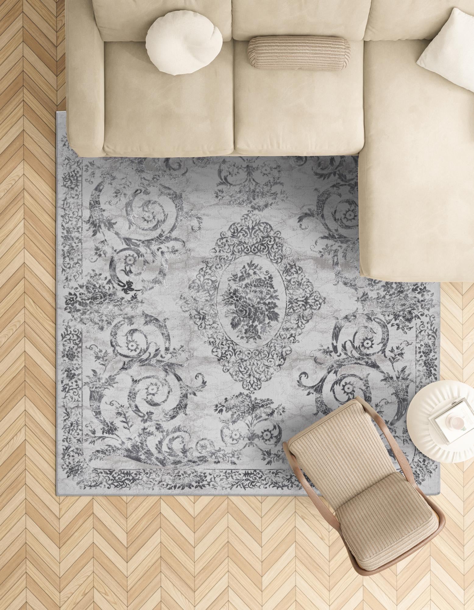 7' 10 x 7' 10 Finsbury Square Rug