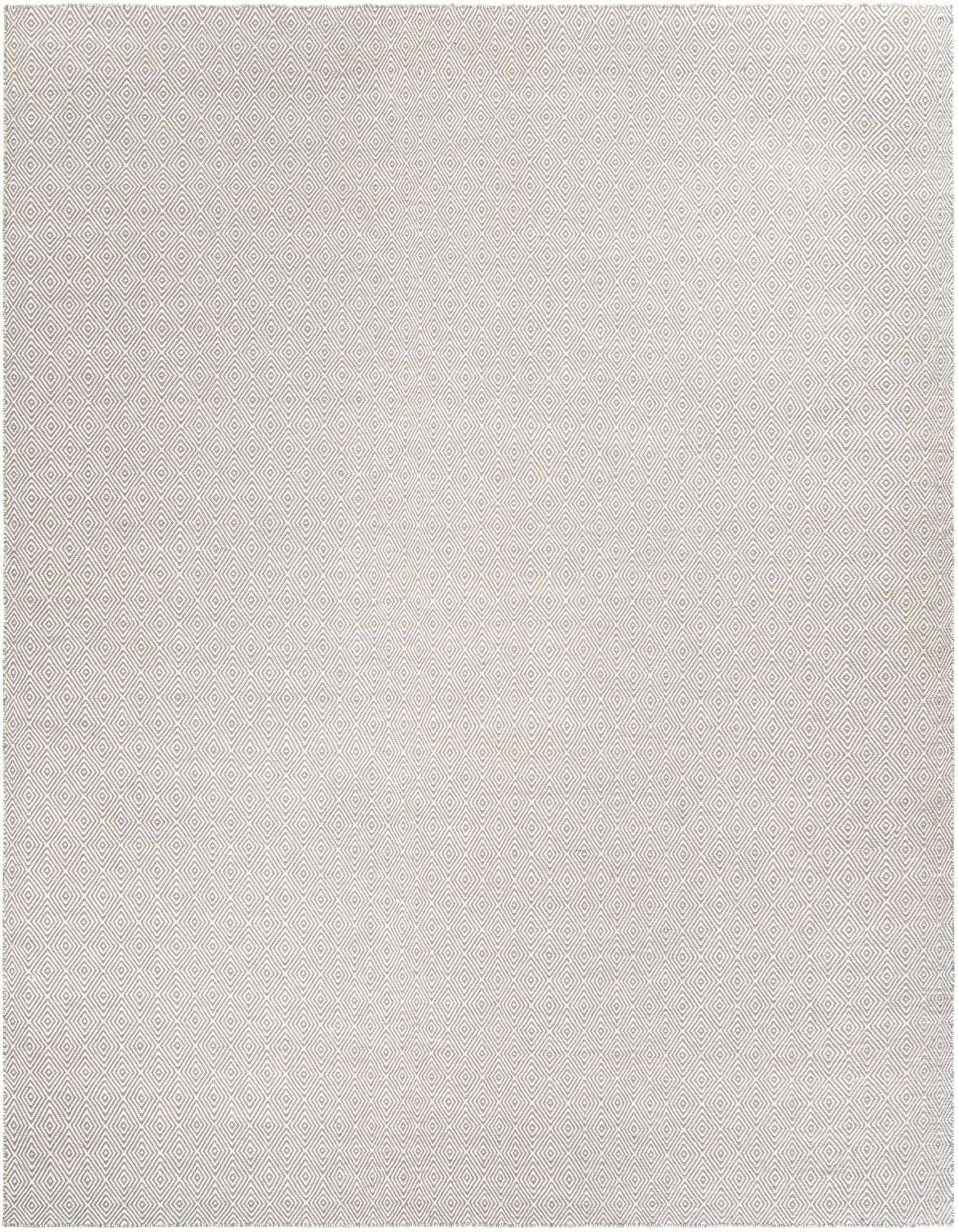 12' x 12' Hand Woven Geo Trellis Flatweave Square Rug