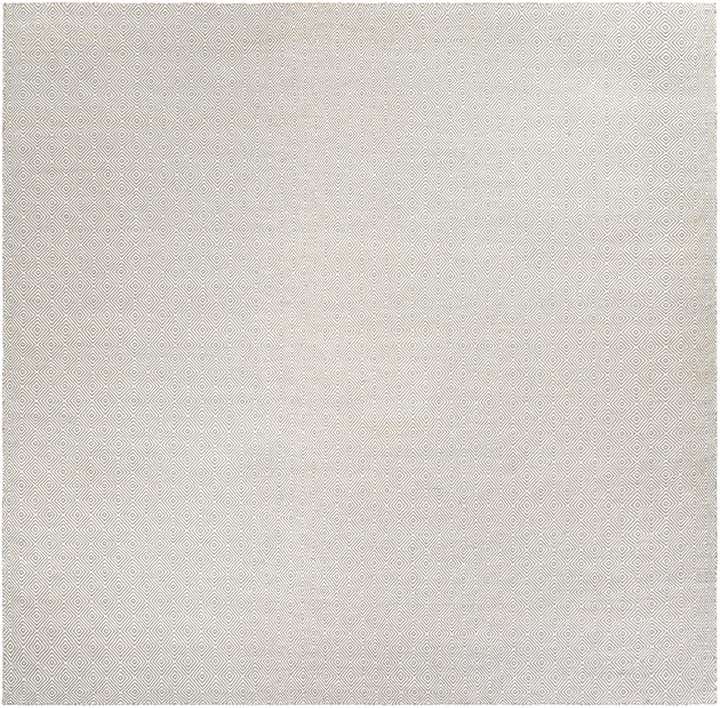 12' x 12' Hand Woven Geo Trellis Flatweave Square Rug