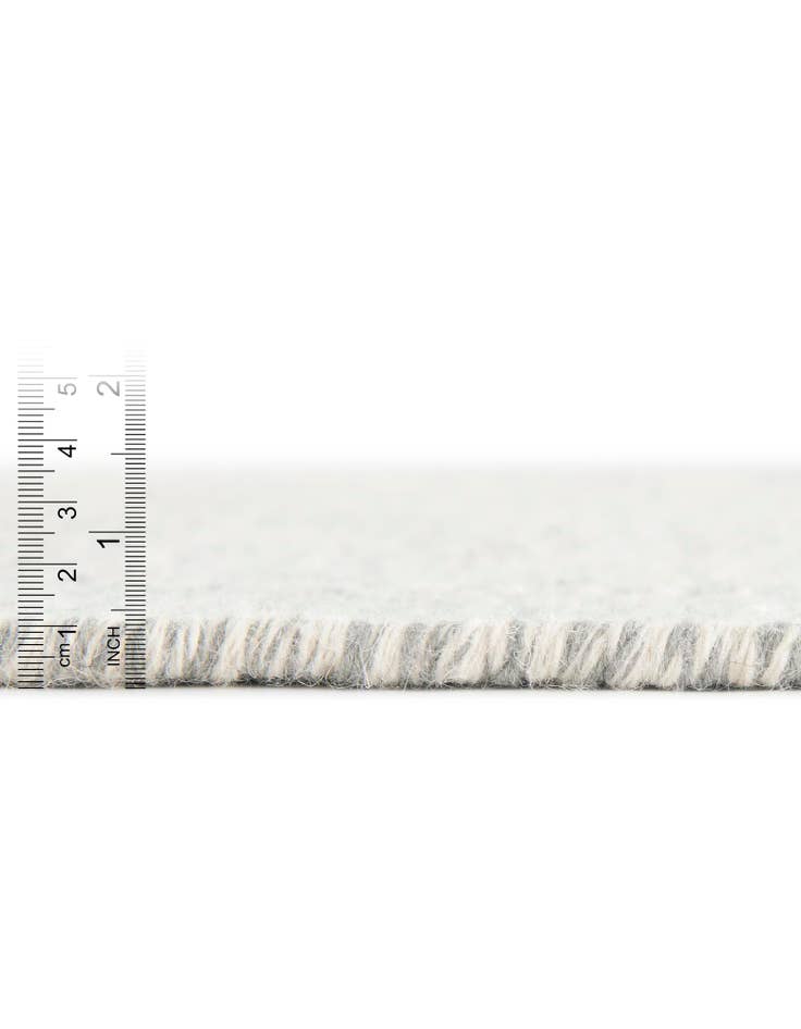 Detail image of 10' x 10' Hand Woven Geo Trellis Flatweave Square Rug