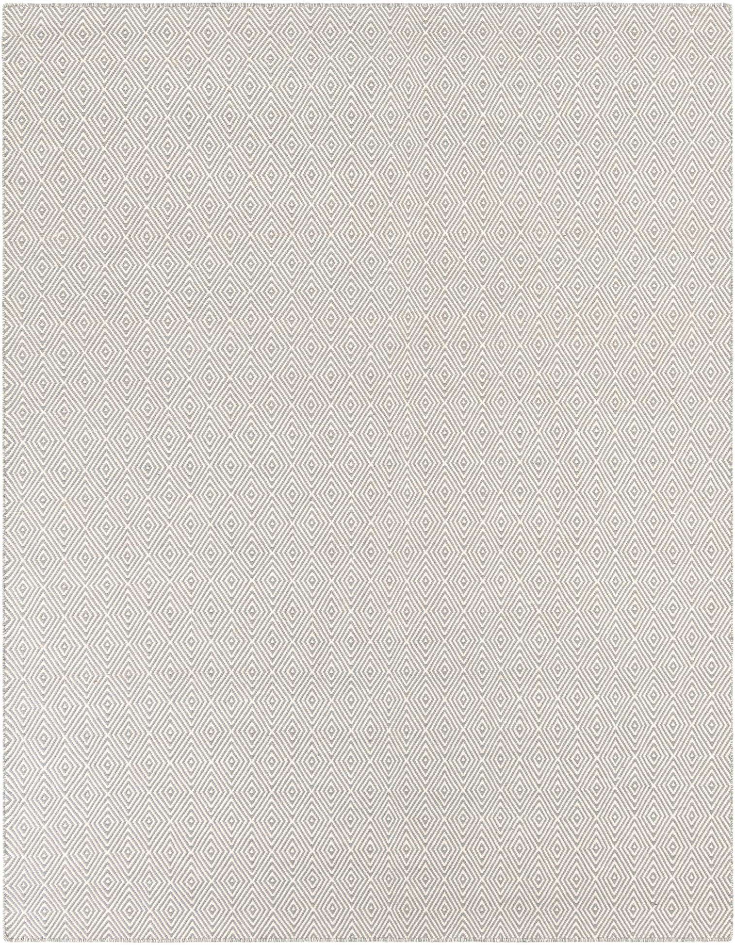 7' 10 x 7' 10 Hand Woven Geo Trellis Flatweave Square Rug