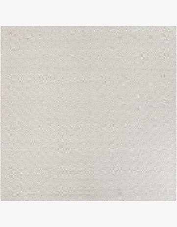 10' x 10' Hand Woven Geo Trellis Flatweave Square Rug