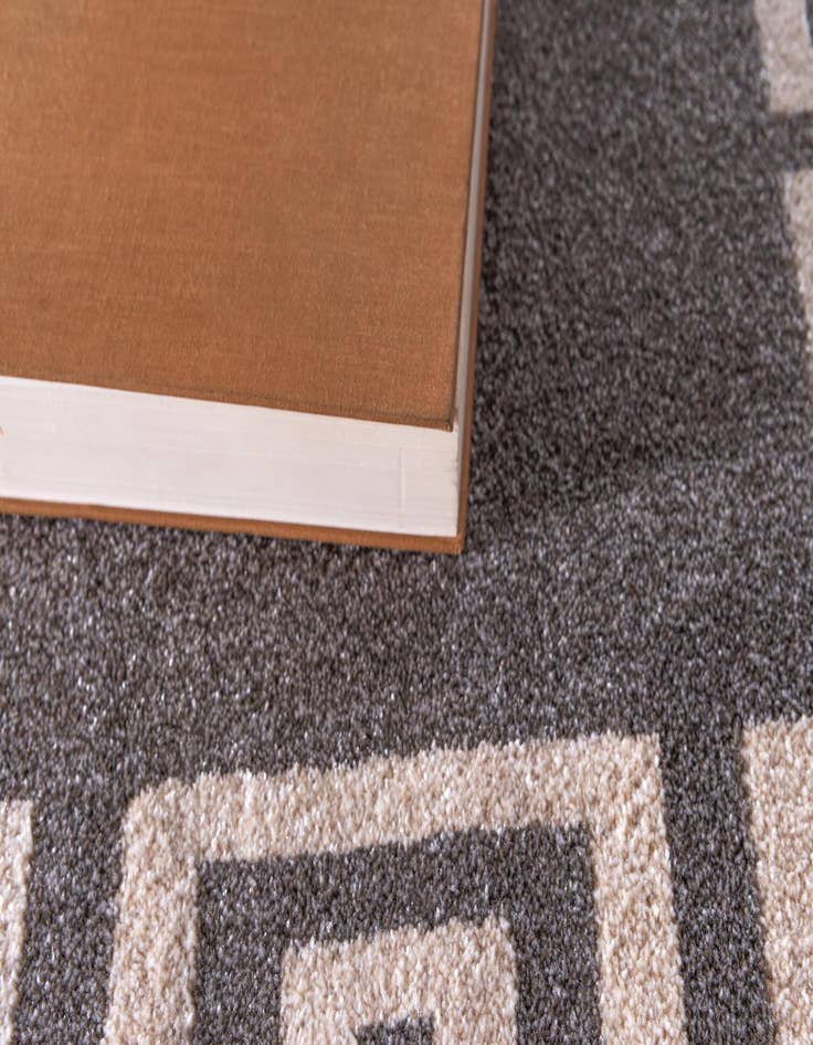 Detail image of 7' 10 x 7' 10 Greek Key Square Rug