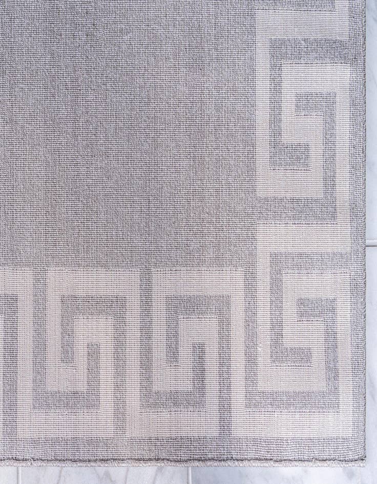 Detail image of 7' 10 x 7' 10 Greek Key Square Rug