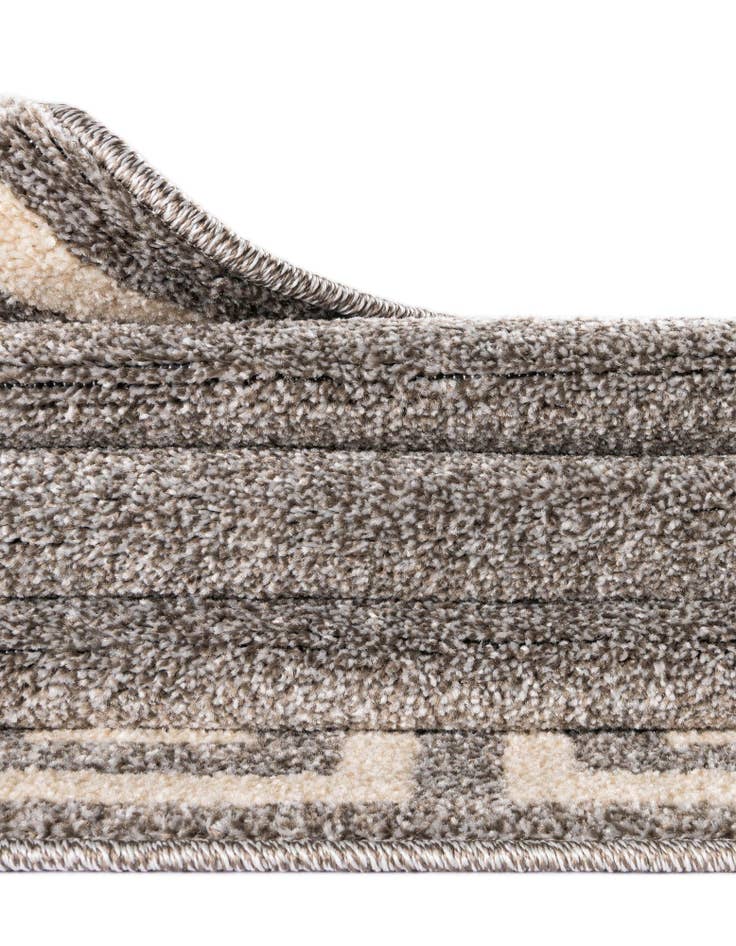 Detail image of 7' 10 x 7' 10 Greek Key Square Rug
