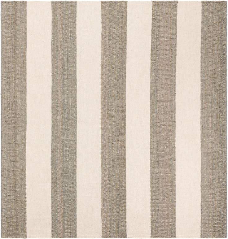 Detail image of 7' 10 x 7' 10 Hand Woven Jill Zarin Hamptons Square Rug