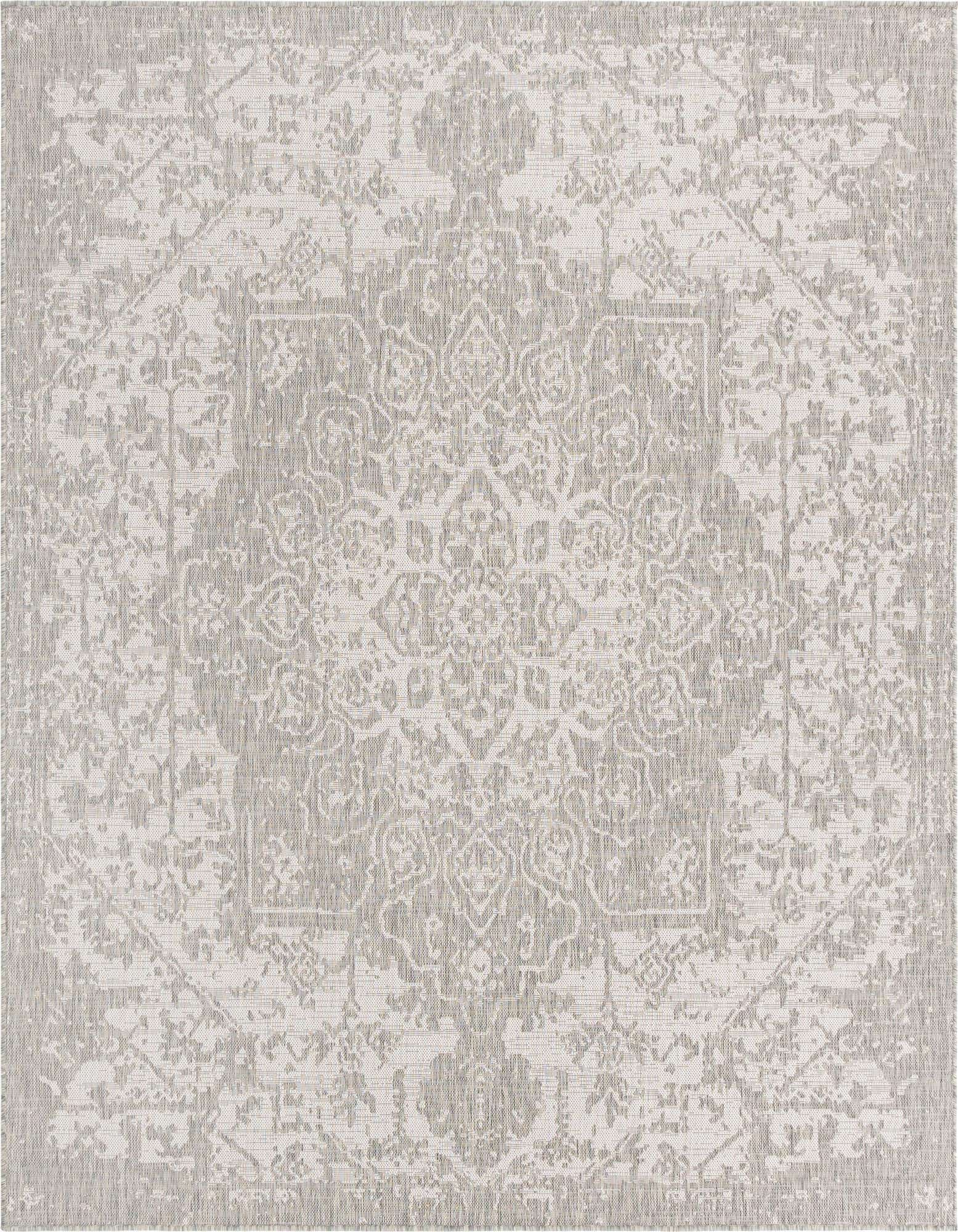 7' 10 x 7' 10 Easy-Clean Jill Zarin Dubai Indoor / Outdoor Square Rug