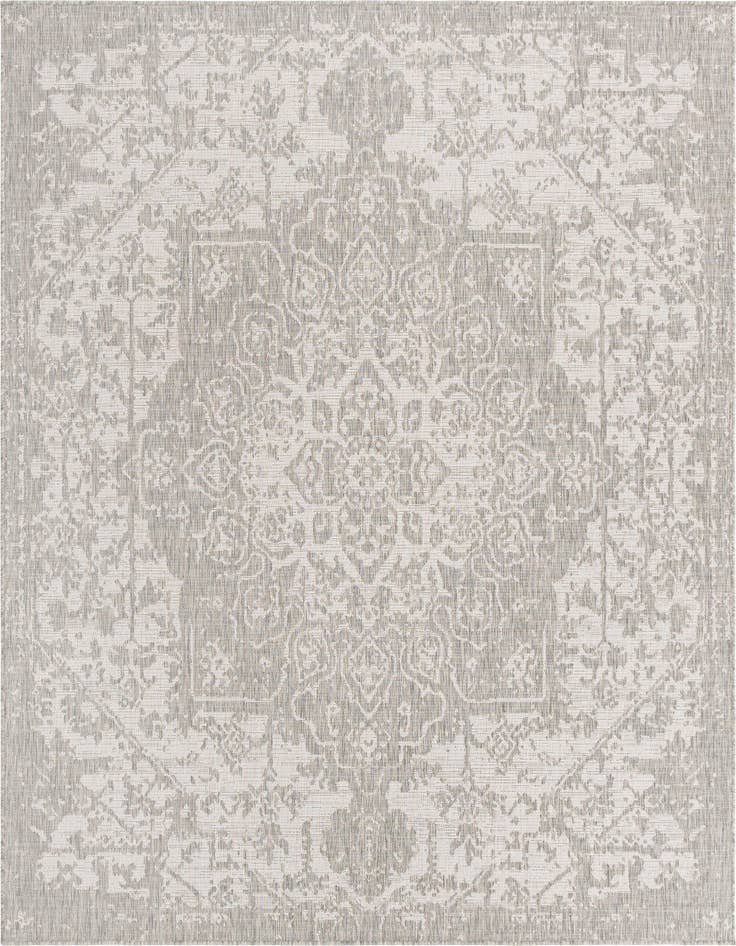 Detail image of 7' 10 x 7' 10 Easy-Clean Jill Zarin Dubai Indoor / Outdoor Square Rug