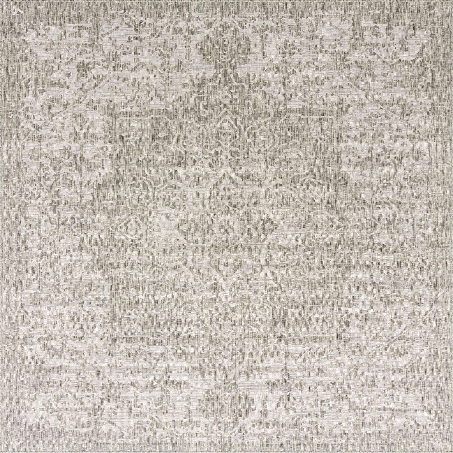 10' 8 x 10' 8 Easy-Clean Jill Zarin Dubai Indoor / Outdoor Square Rug