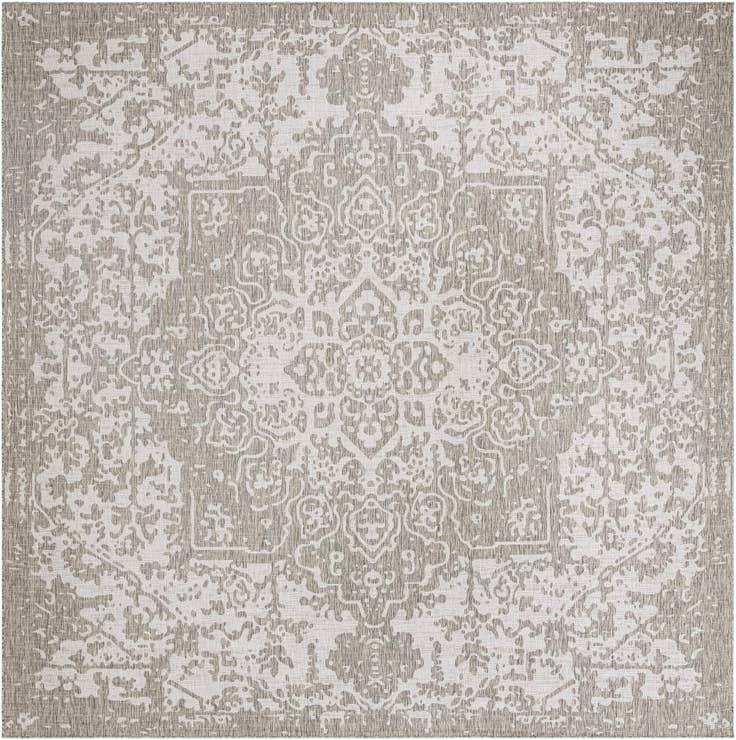 Detail image of 13' x 13' Easy-Clean Jill Zarin Dubai Indoor / Outdoor Square Rug