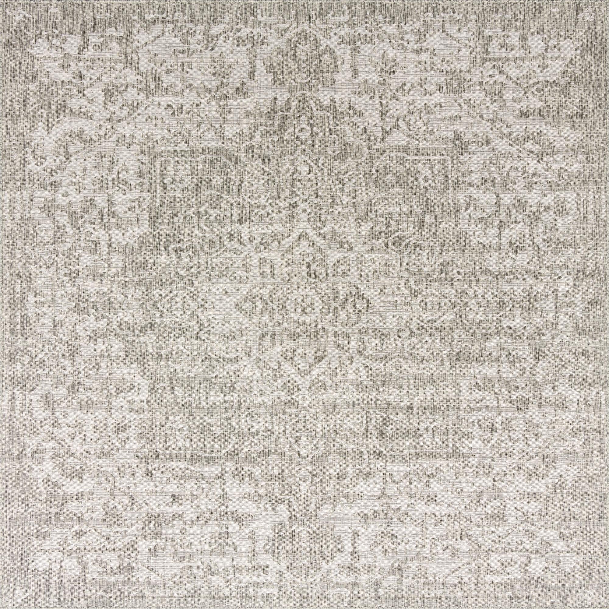 10' 8 x 10' 8  Washable Jill Zarin Dubai Indoor / Outdoor Square Rug