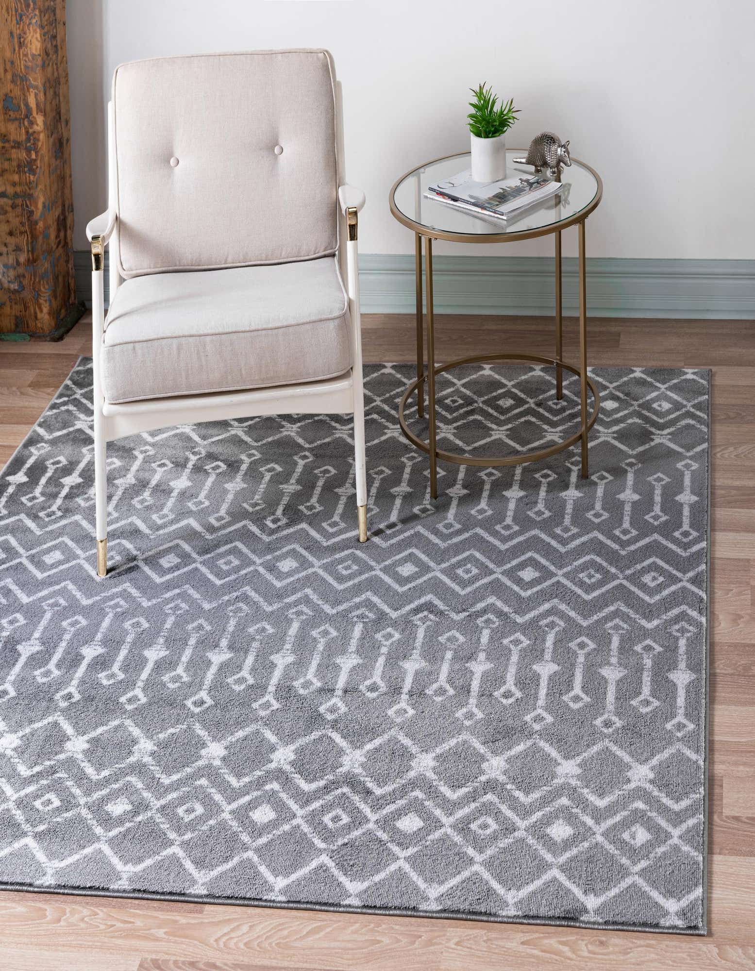 Detail image of 240cm x 240cm Kasbah Trellis Square Rug