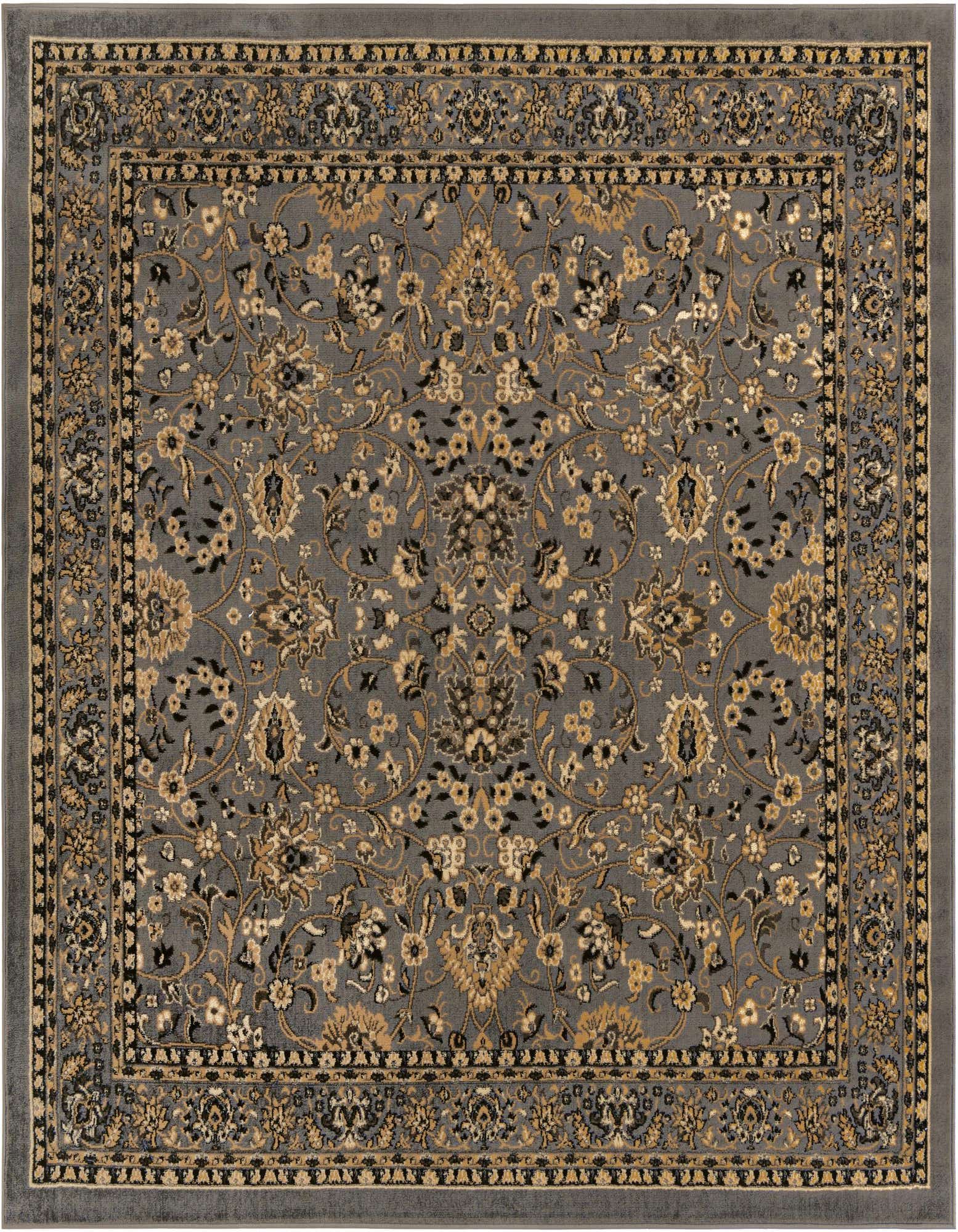 7' 10 x 7' 10 Kashan Design Square Rug