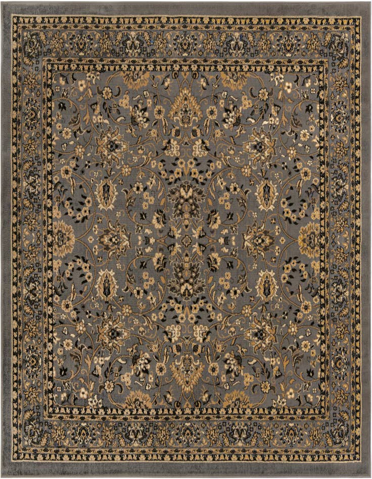Detail image of 7' 10 x 7' 10 Kashan Design Square Rug