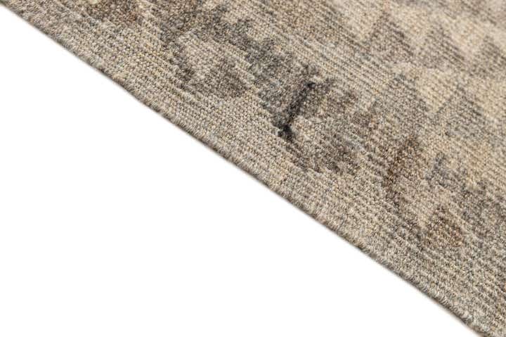 3' 3 x 9' 7 Hand Woven Kilim Maymana Wool Square Rug