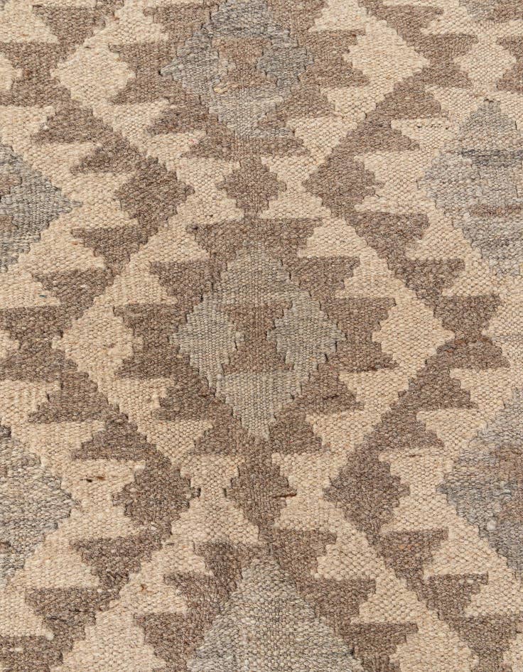 Detail image of 9' 10 x 10' 3  Hand Woven Kilim Maymana Wool Square Rug