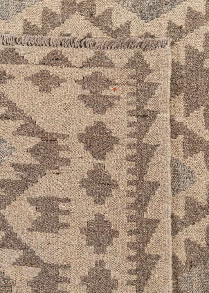 9' 10 x 10' 3 Hand Woven Kilim Maymana Wool Square Rug