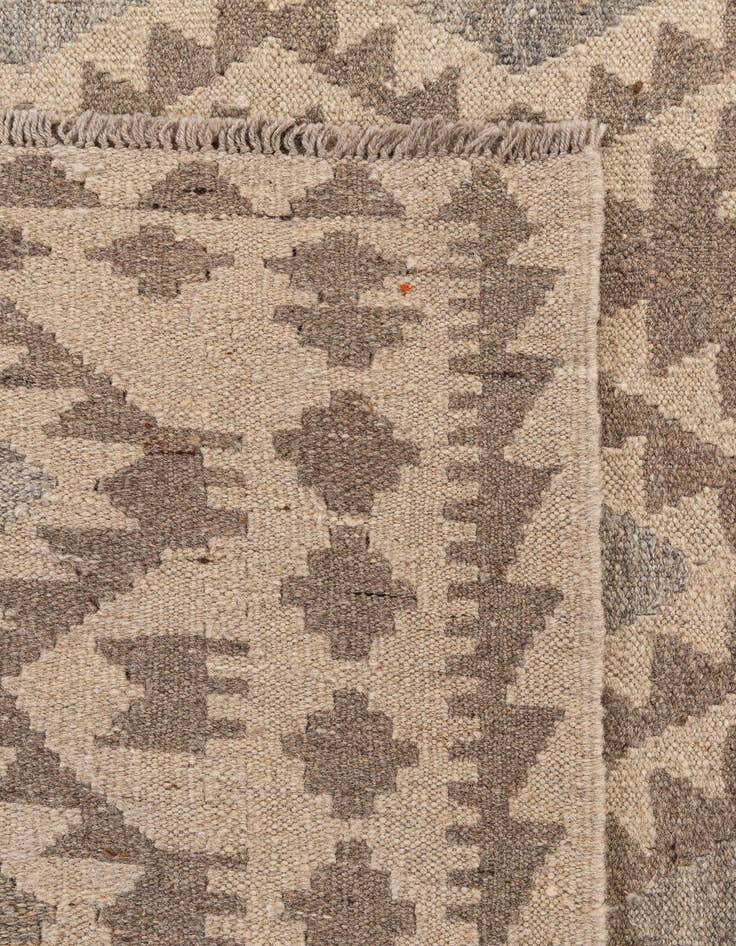 Detail image of 9' 10 x 10' 3  Hand Woven Kilim Maymana Wool Square Rug