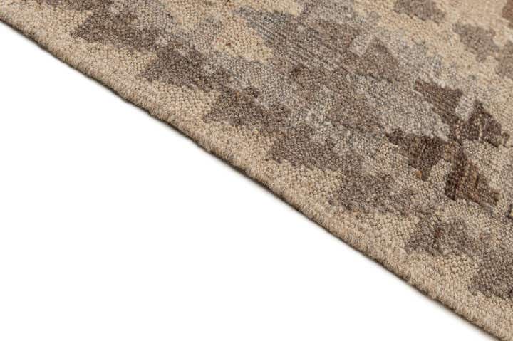 10' x 10' 4 Hand Woven Kilim Maymana Wool Square Rug